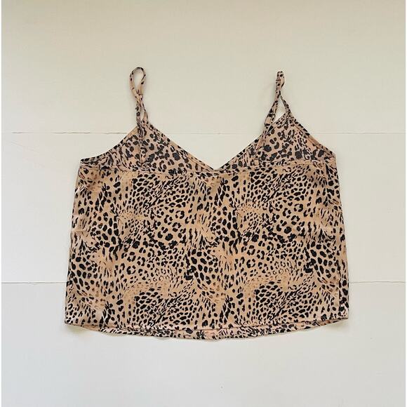 Forever 21 Women's Black and Tan Tank Top Shirt Medium - Picture 3 of 6